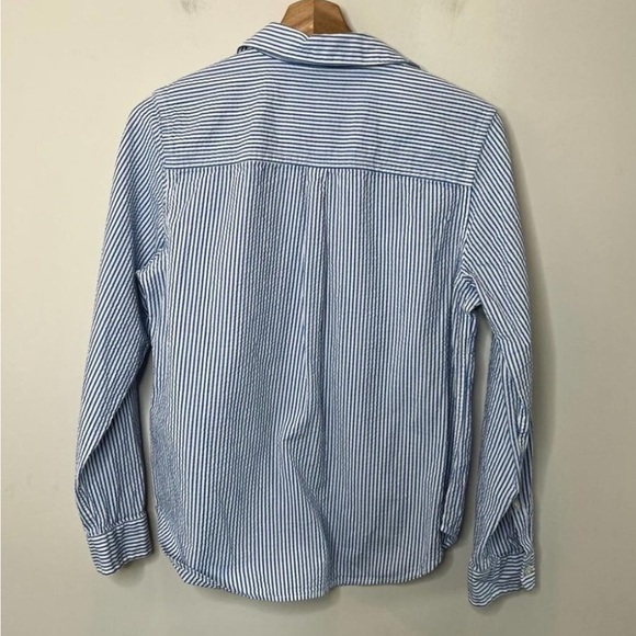 Blue Striped Men's Shirt - Picture 3 of 8